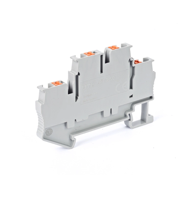 Utl Pttb 2.5 Spring Phoenix Connectors Double-Level Terminals Block