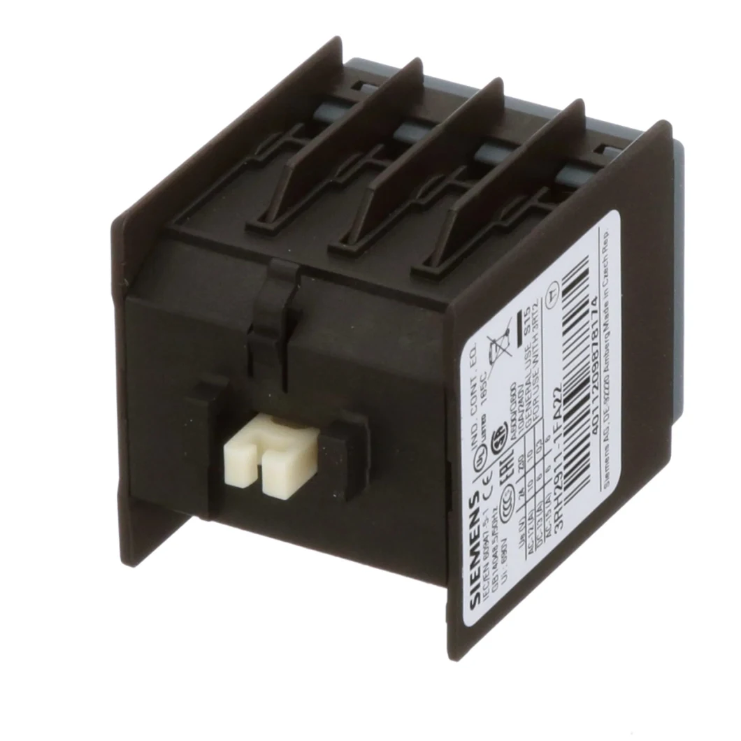 Original New Sie-Mens Contactor 3rh29111fa22 Contact Module for Use with 3rt2 Contactors Contactor Relay Power Contactor in Stock